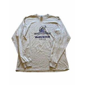 RARE Ravens AFC Champions 2012 Front. Date With Destiny Back Graphic THE HARBOWL